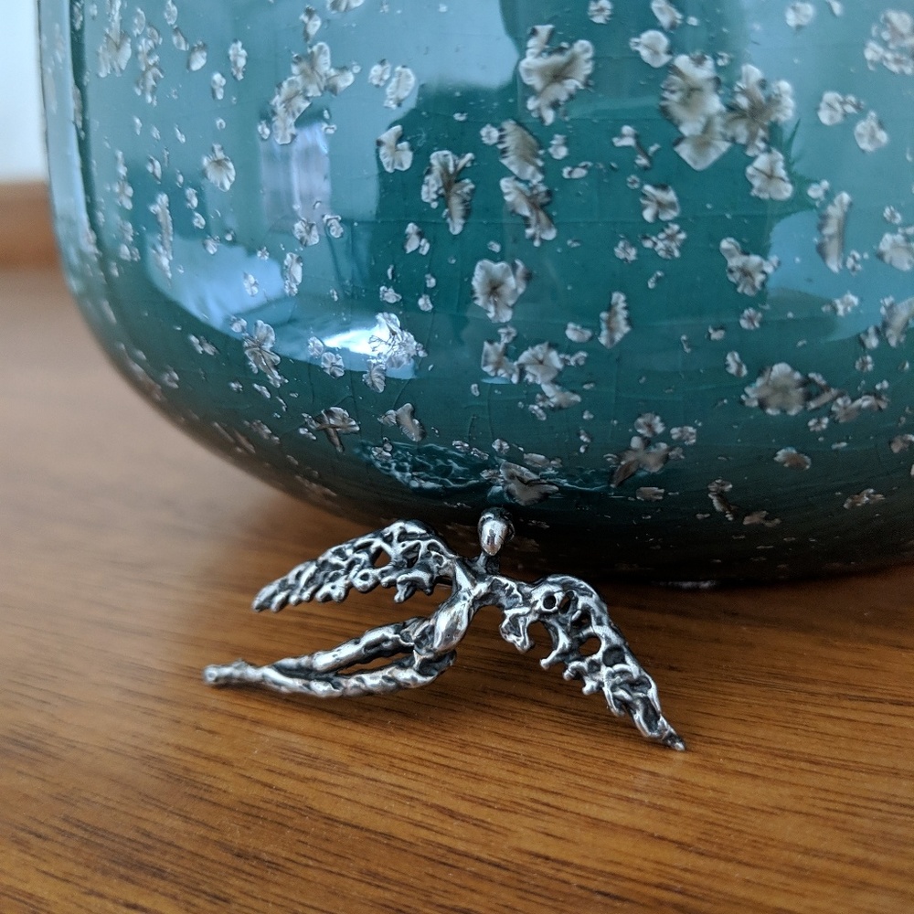 Sterling Silver David Yurman Angel Pin Brooch